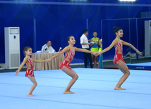 Bakıda idman gimnastikası və akrobatika gimnastikası üzrə Birgə Azərbaycan Birinciliyi start götürüb. Azərbaycan, 3 dekabr 2015